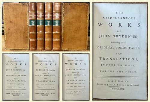 1767 works john dryden - 'works, in