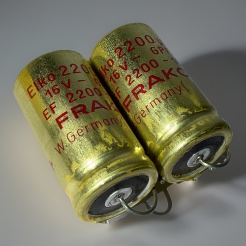 Frako 2200µf 16v - frako, ef