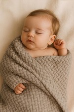 Babydecke Merinowolle 100