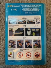 Safety Card Merpati Fokker F100 F-OR-001.FO-00 (version 2)