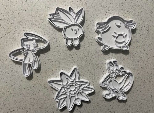 Pokemon style cookie - 5x, pokemon-style