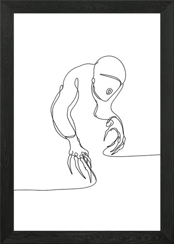 Tech monster minimalist line - monster,