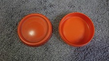 Wehrmacht Butterdose Orange mit Deckel Original WW2 WK2 Deutsches Reich