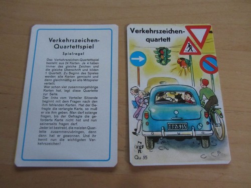 Quartett verkehrszeichen - quartett,