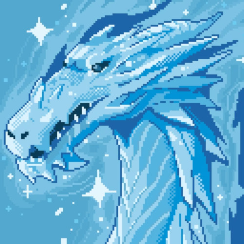 Ice dragon psn avatar - dragon,