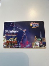 Kirmes Fahrchip Ehrenkarte