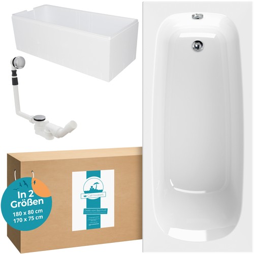 Badewanne komplettset 170 - x, 75