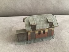 Fertigmodell Stall für Bauernhof auch für Diorama H0 gealtert