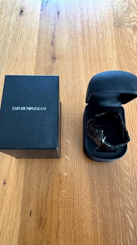 Emporio armani uhr schwarz - armani,