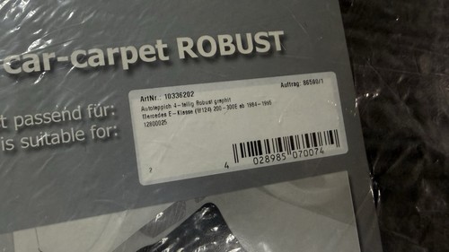 Autoteppich teilig robust - teilig,