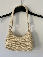 Tasche geflochten neu beige