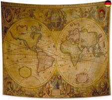 YONGFOTO Alte Weltkarte