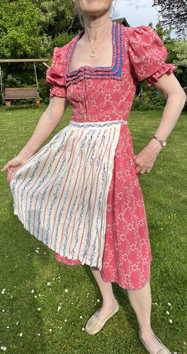 Handgenähtes vintage dirndl - handgenähtes,