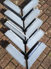 5 Stück Winkelblech 400×400×100 mm gebraucht 