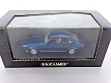 Minichamps 1:43; Ford Capri III 2.8i blau silber 1982 in OVP