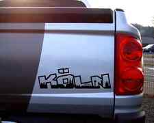 Köln Schriftzug Skyline