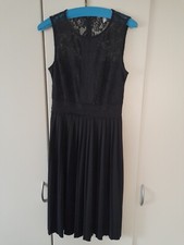 festliches,dekoratives,schwarzes Kleid,H&M,Größe S,oben Spitze,Reisverschl.u.Fal