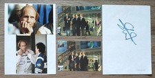 B802 Hans-Joachim Stuck Motorsport Autogramm auf Zettel + 4 Fotos