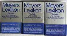 Meyers Lexikon "Technik und exakte Naturwissenschaften" - Band 1-3