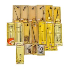 20x BRAWA Modell-Leuchte historisch Gittermast-Bahnhofsleuchte Gaslaterne   