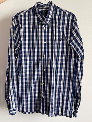 Fred perry langarmhemd tartan - perry,