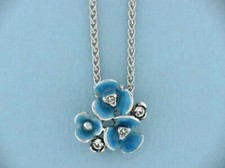 Flowers Art Nouveau necklace