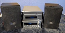 Yamaha Hifi System Receiver FM/AM Radio RX-E100, CD Player CDX-E100, Lautspreche