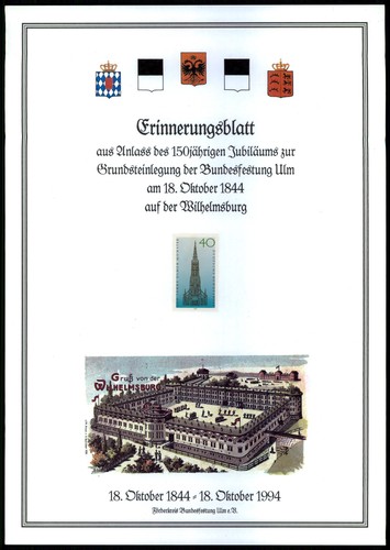 Brd erinnerungsblatt 1994 - brd,