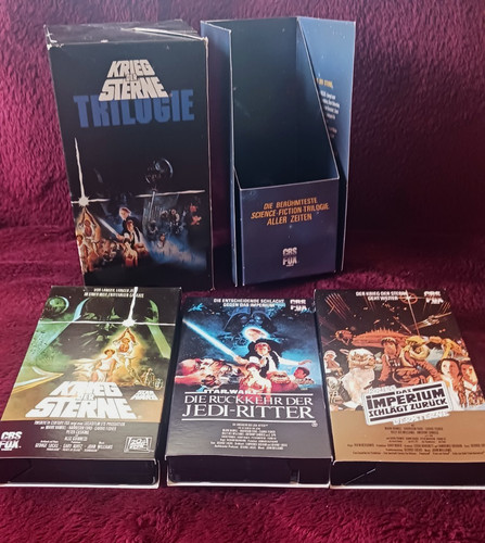 Star wars vhs triologie - vhs, video