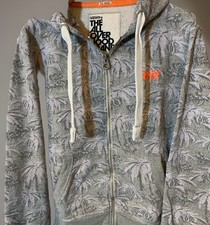 Erstklassige SUPERDRY Sweat Jacke In Grau Gr. Medium 