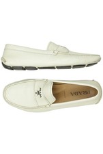 Prada Halbschuh Herren Slipper feste Schuhe Gr. EU 43 (UK 9) Weiß #mw2861i