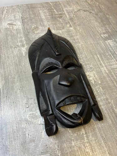 Deko maske aus - aus, massivholz