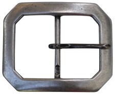 FRONHOFER klassische Gürtelschnalle silber, Dornschnalle, Schließe silber 4,5 cm