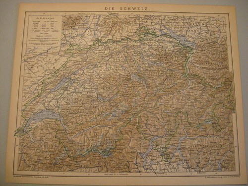 Schweiz mit stadtgrößen - schweiz,