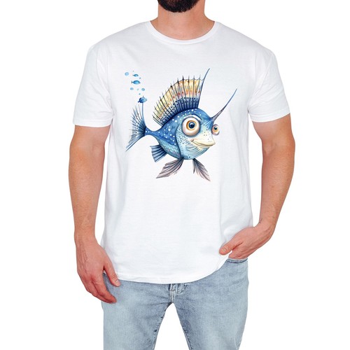Lustiges cartoon fisch herren - cartoon,