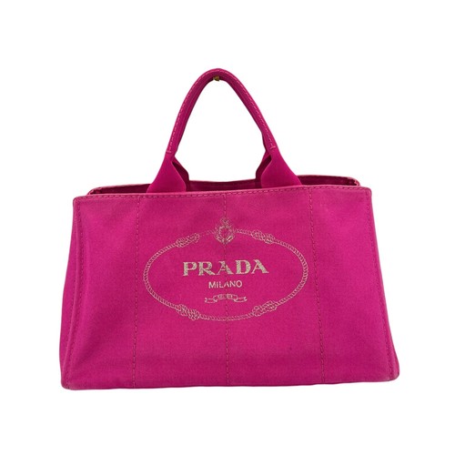 Prada vintage canvas tote bag - vintage,