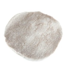 benuta Hochflorteppich Whisper Beige R 80 cm Kuschelig Weicher Teppich Schlafzim