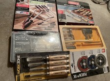 Werkzeuge und Sets aus Nachlass #7 Holzhobel Bohrer Raspel Schnitzzeug