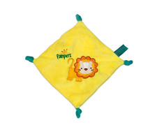 WIE NEU * Pampers Schmusetuch LÖWE gelb orange türkis Schnuffeltuch Kuscheltuch