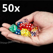 50x Spiel Würfelset Casino