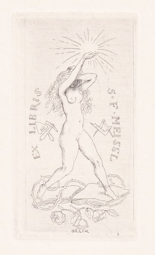 Exlibris emil orlik f - exlibris,