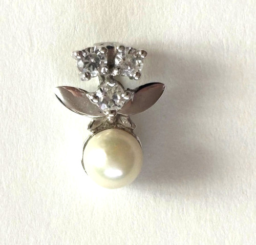 Vintage blumen anhänger 835 - anhänger,