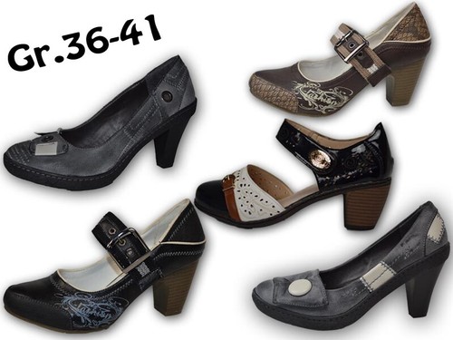 Damen pumps neu leder - damen, leder-optik