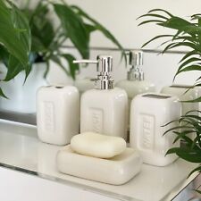 Badezimmer-Zubehör-Set 4-tlg