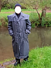 Gummiregenmantel, Regenmantel Gummi ,  ähnlich Kleppermantel, absolut vintage,