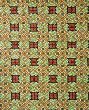 Bunte Afrikanische Baumwolle Stoff. 1Meter