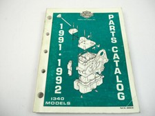 Harley Davidson FLT FLH FXR FXL FLS FXS FXD Softail Dyna 1991-1992 Parts Catalog