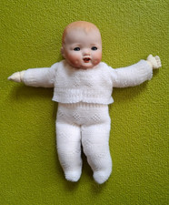 Künstlerpuppe Babypuppe Sammler 24 cm Körper aus Stoff signiert 1987 Else H.....