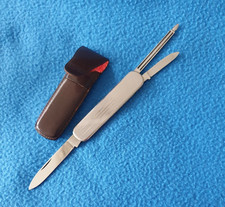 Taschenmesser, silberfarben, mit Werbeaufdruck