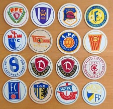 Bierdeckel DDR - Fußball-Oberliga - 18 verschiedene